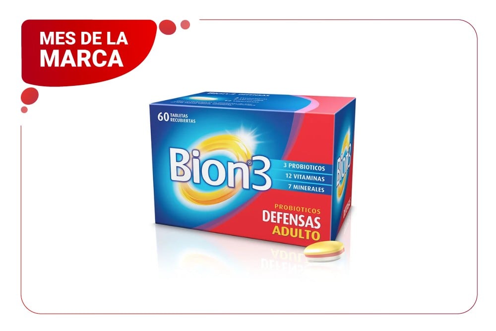 Bion 3 Multivitamínico Caja Con 60 Tabletas Recubiertas