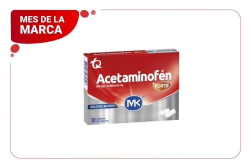 Acetaminofén Forte Mk 500Mg...
