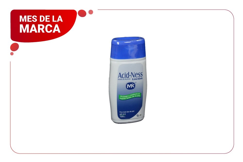 Acid-Ness Ph 4.5 Loción Frasco Con 120 Ml