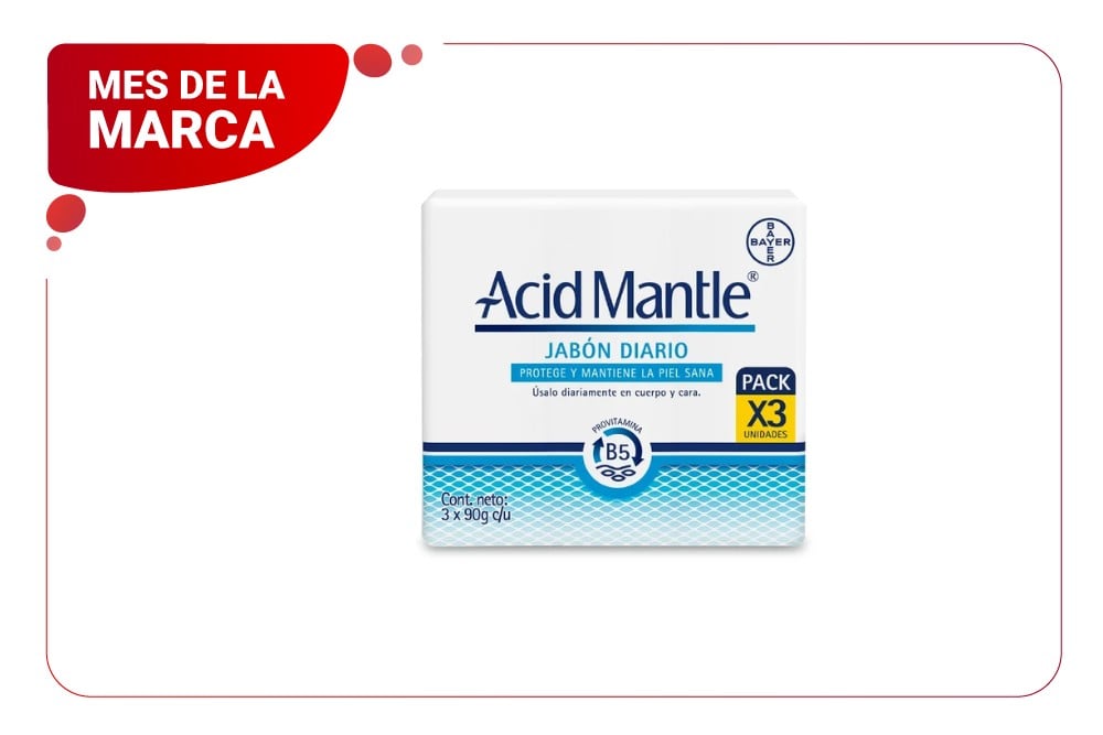 Jabón Acid Mantle Provitamina B5 3 Unds