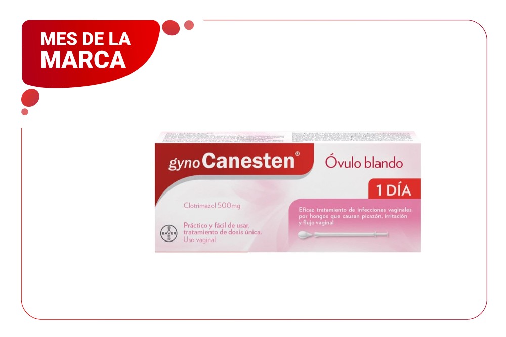 GynoCanesten 500 Mg 1 Óvulo Blando