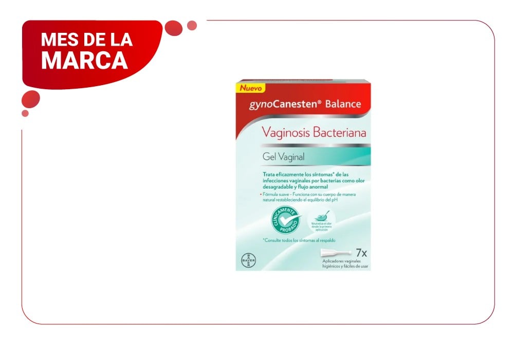 Gel Vaginal Gynocanesten Balance 7 Tubos con 5 Ml C/U