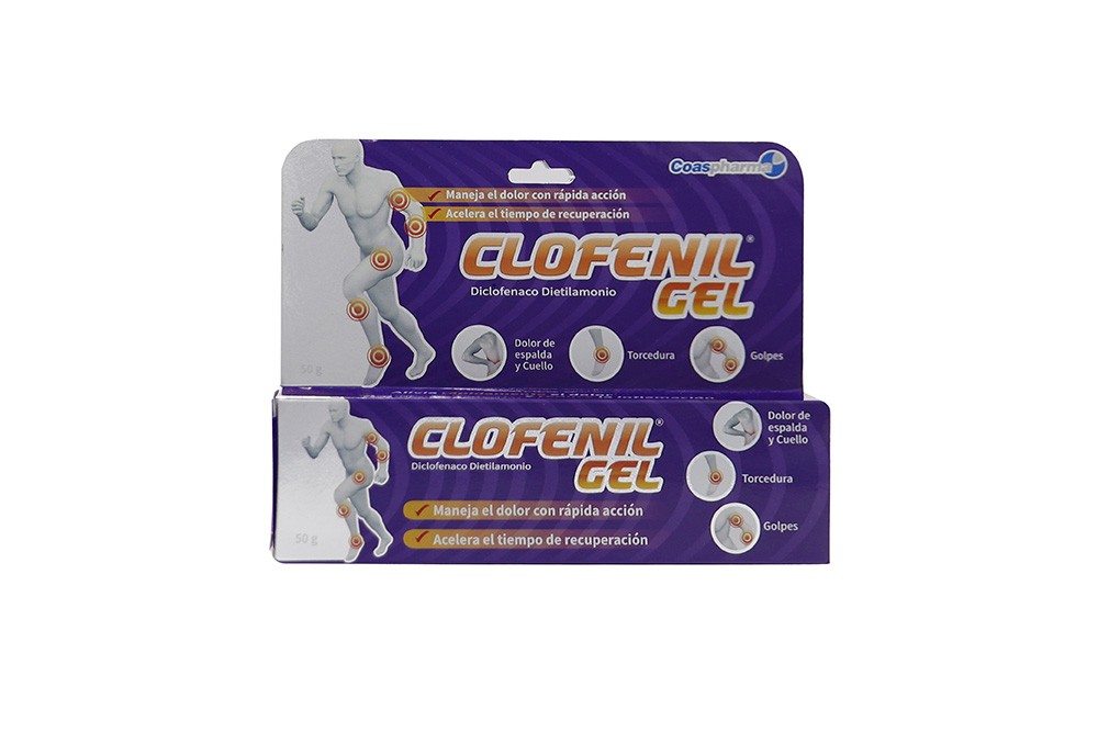 Clofenil Diclofenaco Dietilamonio En Gel 50 G