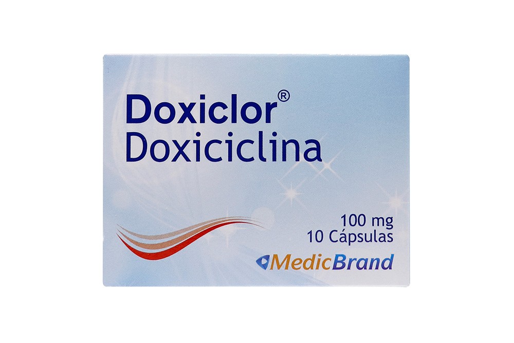 Doxiclor Doxiciclina 100 Mg 10 Cápsulas