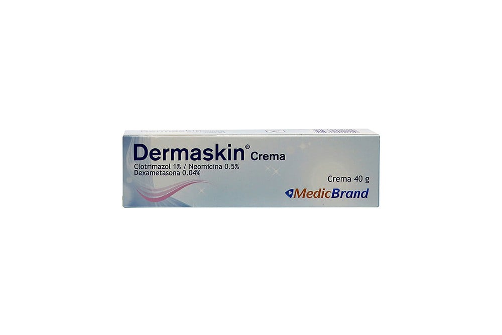 Dermaskin Clotrimazol 1% Neomicina 0,5% Dexametasona 0,04% En Crema 40 G