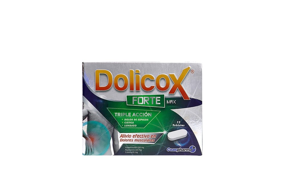 Dolicox Forte Max 12 Tabletas