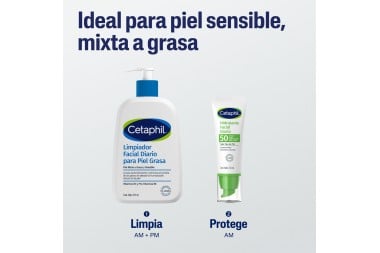 Oferta Limpiador Cetaphil 473 Ml + Hidratante Facial Diario 50 Ml