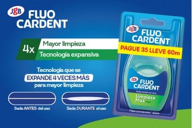 Oferta Seda Dental Fluocardent Limpieza Max 60 M