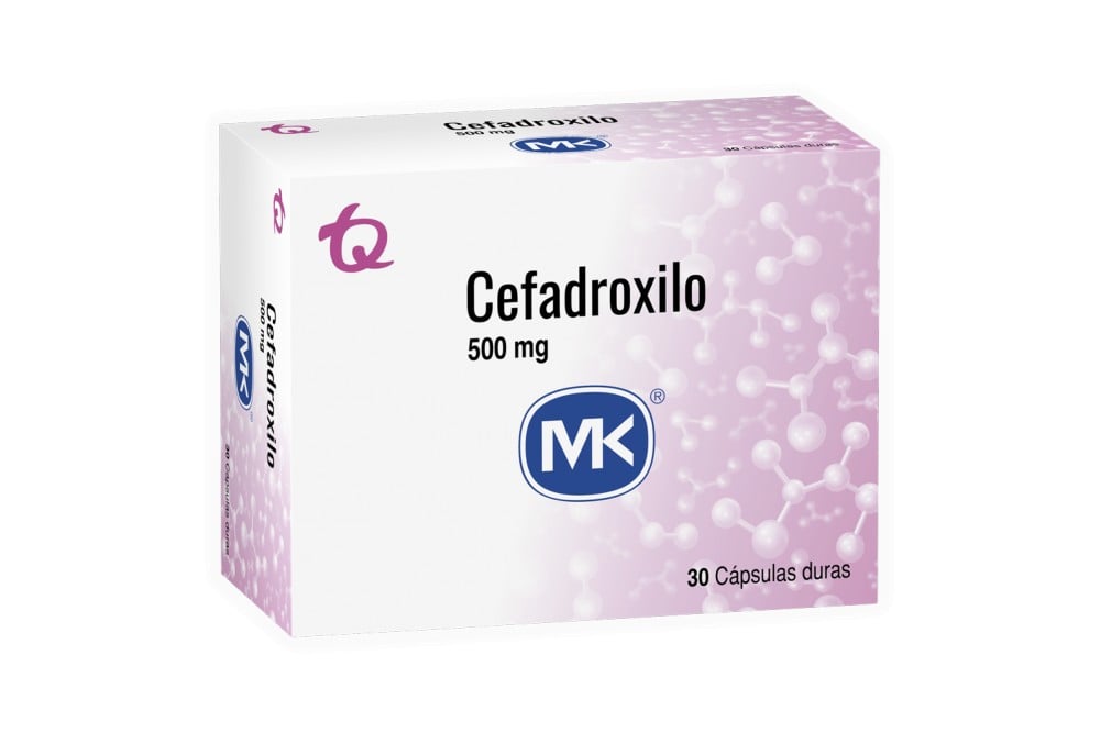 Cefadroxilo Mk 500 Mg 30 Cápsulas Duras