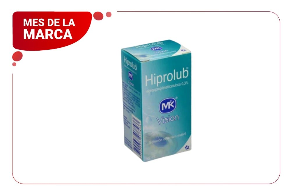 Hiprolub 0.3 % Solución Oftalmica Caja Con Frasco Con 15 Ml