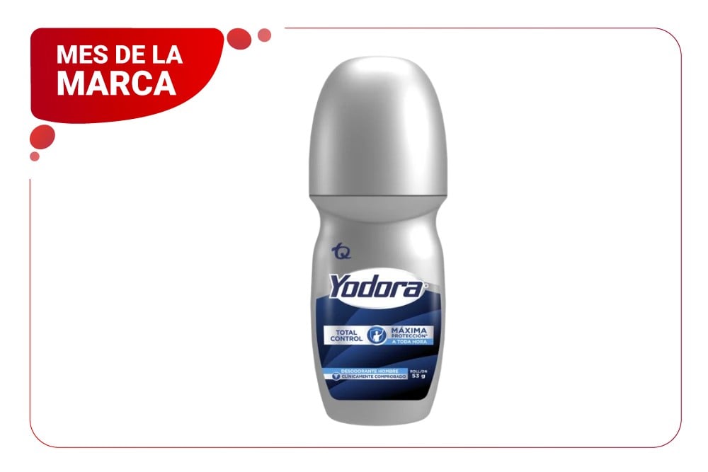 Desodorante Yodora Roll-On Total Control 53 G