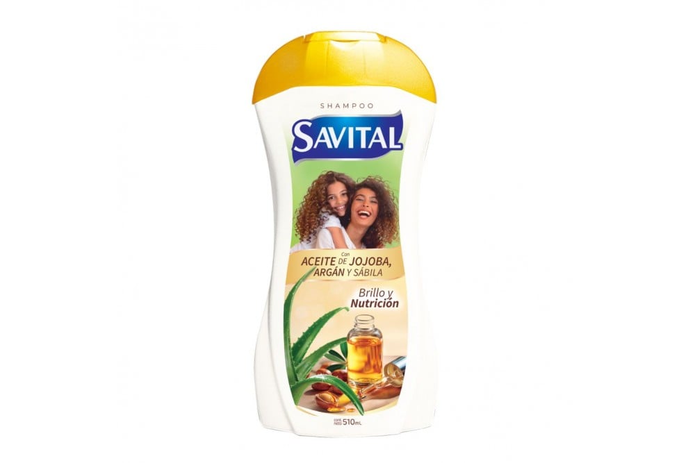 Shampoo Savital Brillo y Nutrición 510 Ml