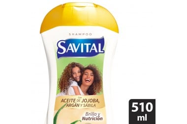 Shampoo Savital Brillo y Nutrición 510 Ml
