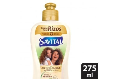 Crema Para Peinar Savital Brillo y Nutrición 275 Ml