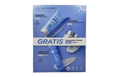 Oferta Crema Hidratante Facial Sol-Or 50 Ml + Protector Solar 60 G Spf 50 Gratis Limpiador Facial Ultra 50 Ml