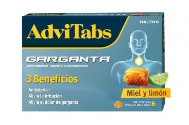 AdviTabs Garganta sabor...