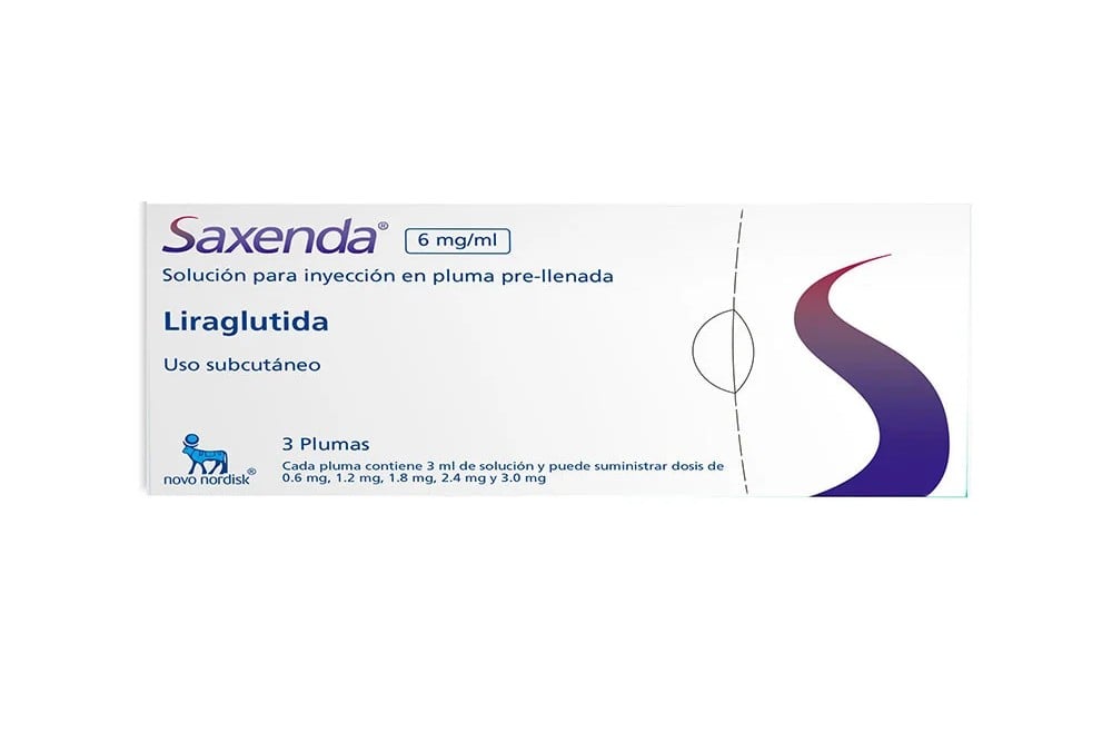 Saxenda 6 mg/mL Solución Inyectable Caja x 3 Plumas