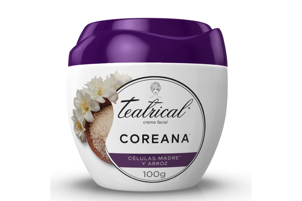Crema Facial Teatrical Coreana Células Madre y Arroz 100 G