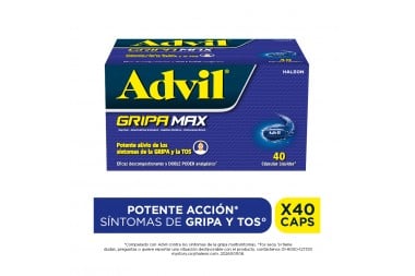 Advil Gripa Max 40 Cápsulas...
