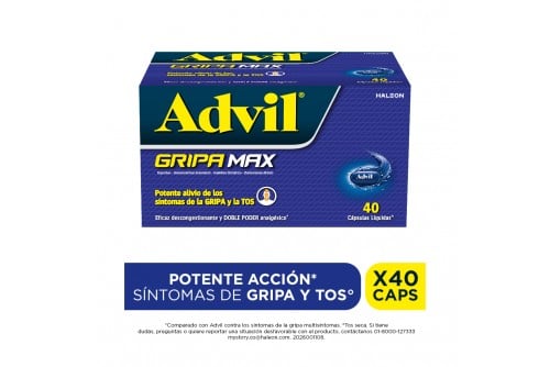 Advil Gripa Max 40 Cápsulas...