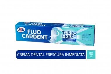 Crema Dental Fluocardent Turbo Fresh 50 Ml