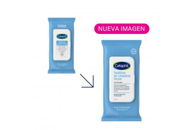 Toallas Húmedas Faciales Cetaphil Piel Sensible 25 Unds