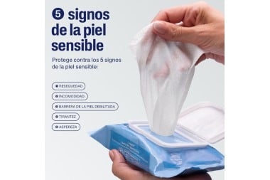 Toallas Húmedas Faciales Cetaphil Piel Sensible 25 Unds
