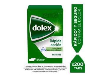 Dolex Rápida Acción 500 mg...