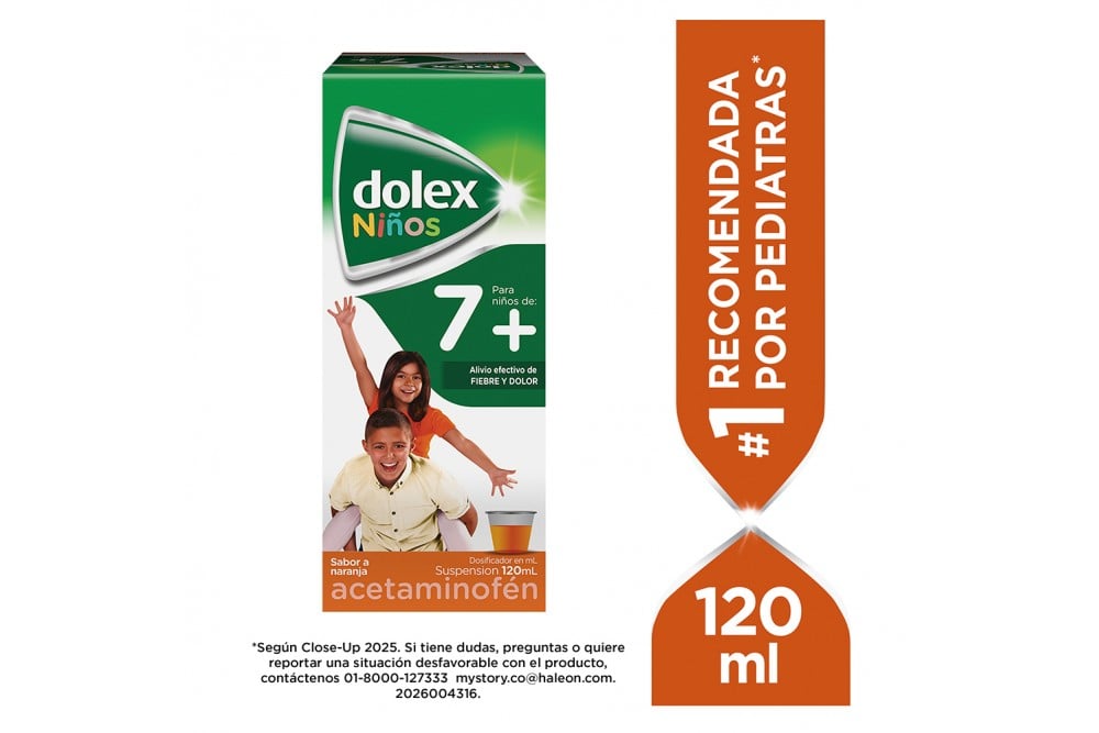 Jarabe Dolex Niños 7+ 120 Ml