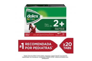 Dolex Niños 2+ Caja Con 20...