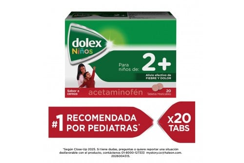 Dolex Niños 2+ Caja Con 20...
