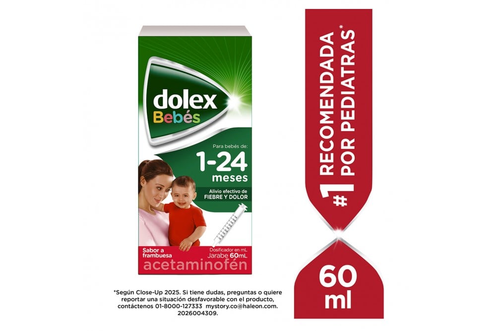 Jarabe Dolex Bebés 1- 24 Meses 60 Ml