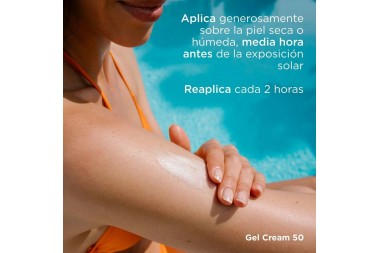 Fotoprotector Gel Isdin Piel Húmeda SPF 50 250 Ml