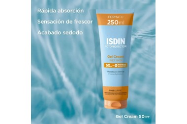 Fotoprotector Gel Isdin Piel Húmeda SPF 50 250 Ml