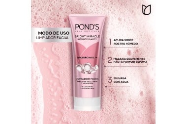 Limpiador Facial Ponds Bright Miracle 100 G