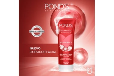 Limpiador Facial Ponds Age Miracle Ultimate Youth 100 G