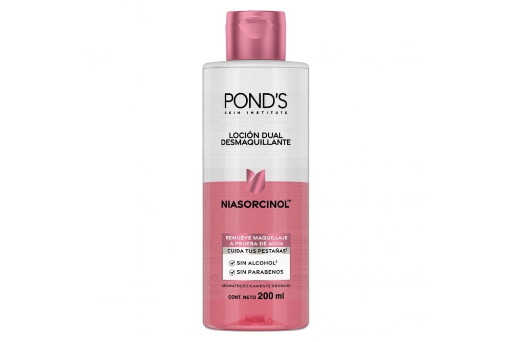 Loción Dual Ponds Desmaquillante Bright Miracle 200 Ml