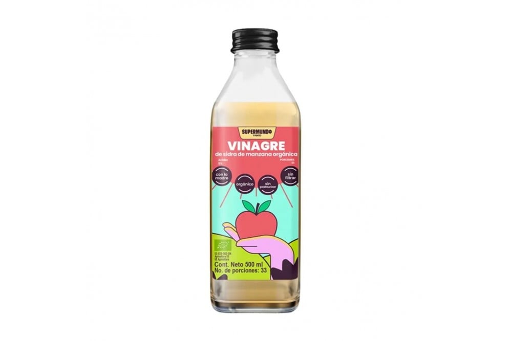 Vinagre de Manzana Supermundo 500 Ml