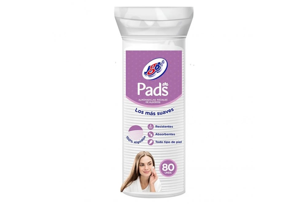 Pads Faciales Jgb 80 Unds
