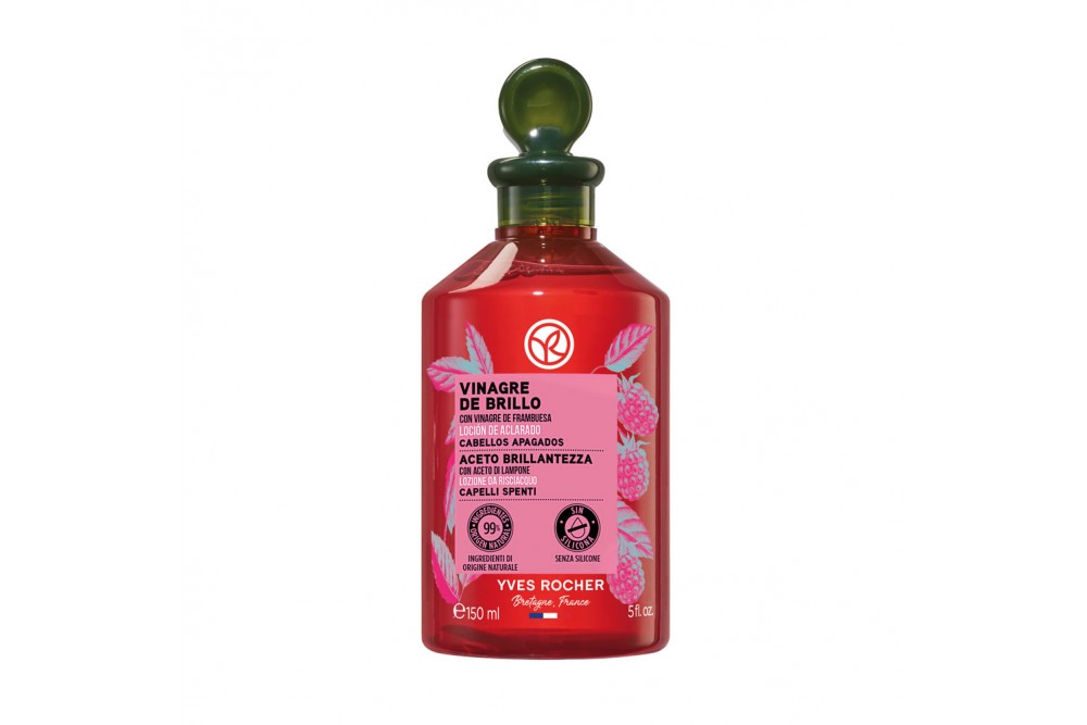 Vinagre de Brillo Capilar Yves Rocher de Frambuesa 150 Ml