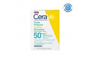 Protector Solar Cerave Oil Control 50 Spf Invisible 50 G
