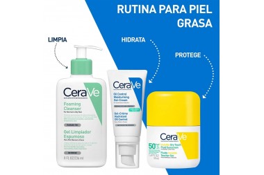 Protector Solar Cerave Oil Control 50 Spf Invisible 50 G