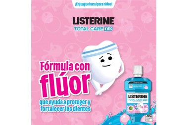 Enjuague Bucal Listerine Kids Bubble 500 Ml