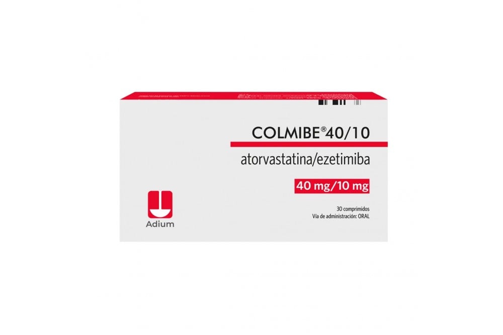Colmibe 40/10 Mg Atorvastatina/Ezetimiba 30 Comprimidos