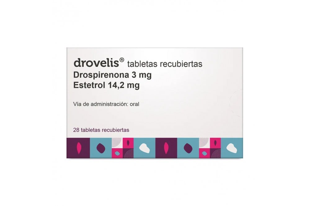 Drovelis Drospirenona 3 Mg Estetrol 14.2Mg 28 Tabletas Recubiertas