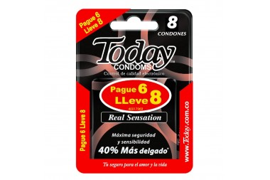 Oferta Condon Today Real Sensation Pague 6 Lleve 8
