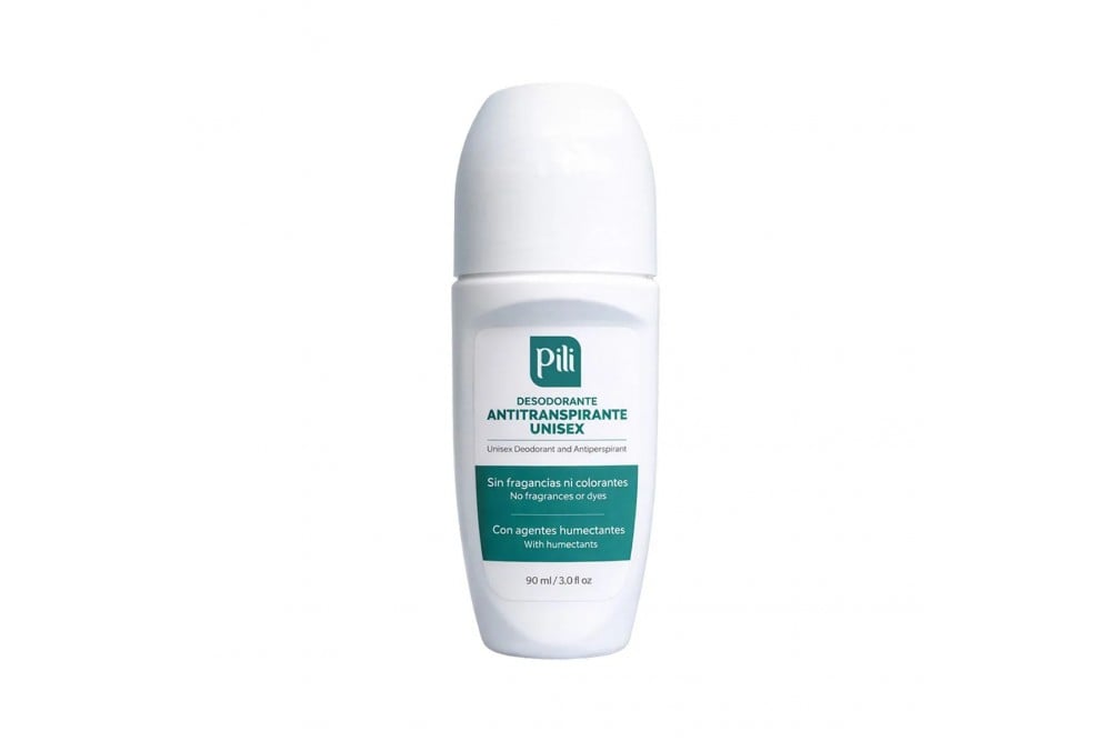 Desodorante Antitranspirante Pili Unisex Roll On 90 Ml
