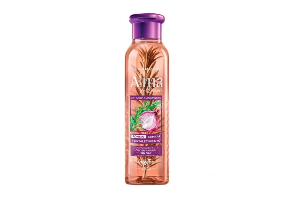 Shampoo Alma de Romero Cebolla Fortalecimiento 500 Ml