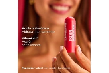Reparador Labial Isdin Ácido Hialurónico Rojo 4 G