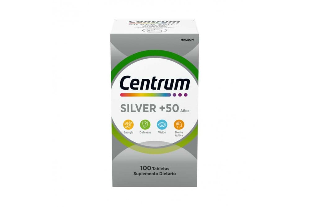 Centrum Silver 50 + Años 100 Tabletas